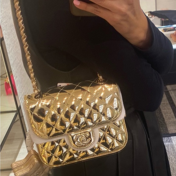 CHANEL FLAP BAG & STAR COIN PURSE Gold - Picture 5 of 5